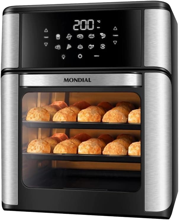 MONDIAL Fritadeira Air Fryer Forno Oven 12L - PREMIUM - 1